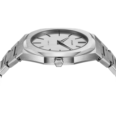 D1 Milano Watch Ultra Thin Bracelet 40 Mm In White