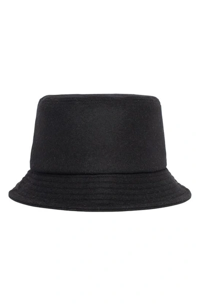 Shop Goorin Bros Panther Heat Wool Blend Bucket Hat In Black