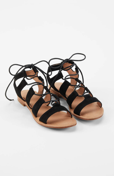 Shop Jjill J.jill Ariana Gladiator Sandals In Black