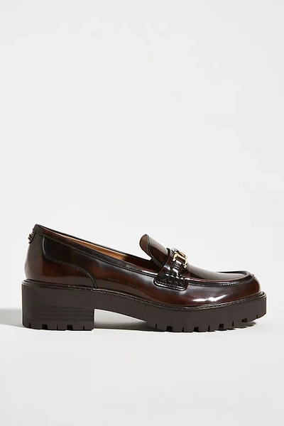 Shop Sam Edelman Laurs Loafers In Brown