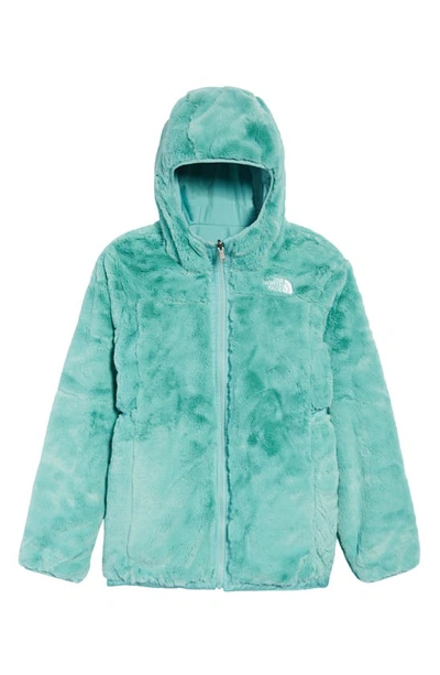 Shop The North Face Kids' Reversible Mossbud Parka In Wasabi
