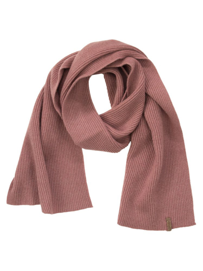 Shop Brunello Cucinelli Kids Ribbed Knit Scarf In Pink