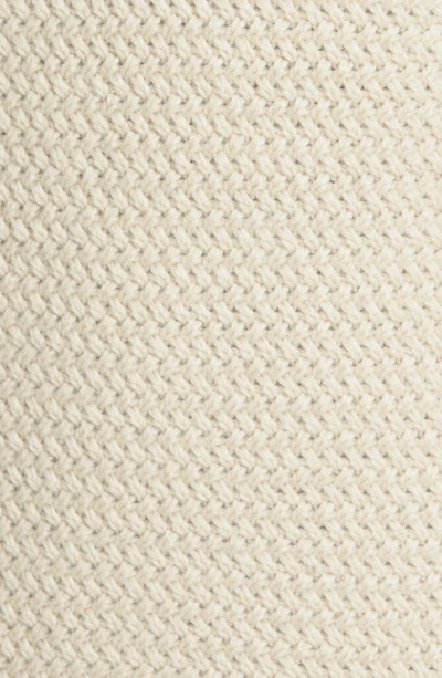 Schott Military Henley Sweater In Off White