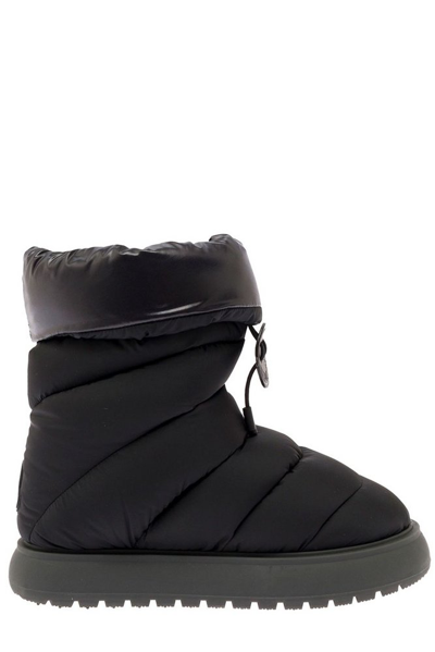 Shop Moncler Puffer Boot In Black