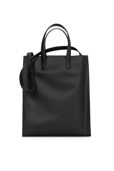 Shop Marsèll Dodici Logo Debossed Tote Bag In Black