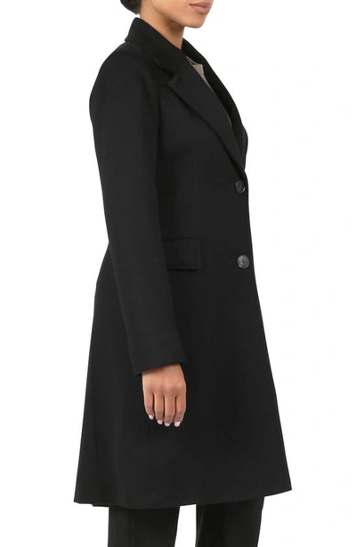 Shop Fleurette Reed Wool Coat In Black