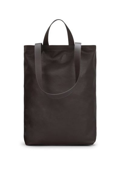 Shop Marsèll Oversized Top Handle Bag In Brown