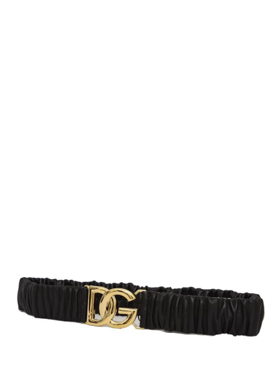 Shop Dolce E Gabbana Women's Black Other Materials Belt