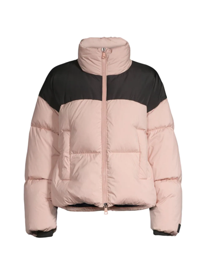 Weekend Max Mara Benda Colorblocked Puffer Jacket In Pink | ModeSens