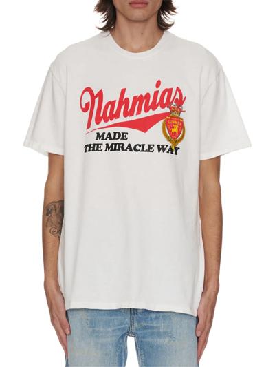 Shop Nahmias Men's Miracle Way Logo T-shirt In White