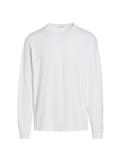 Shop John Elliott Men's University Long-sleeve Shirt In White
