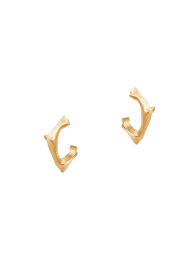 Shop Bernard James Men's 14k Gold Flora Spina Micro Earring