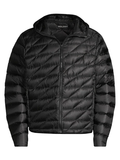 Shop Holden Men's Packable Lightweight Down Jacket In Black