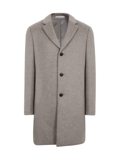 Shop Reiss Men's Gable Wool-blend Overcoat In Gable Oatmeal
