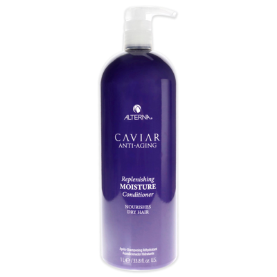 Shop Alterna Caviar Anti Aging Replenishing Moisture Conditioner By  For Unisex - 33.8 oz Conditioner In Purple