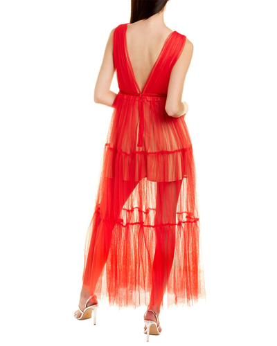 Shop Sau Lee Chloe Maxi Dress In Red