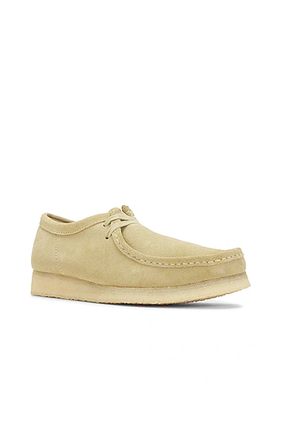 Clarks Maple Wallabee Lace-up Shoes In Maple Suede