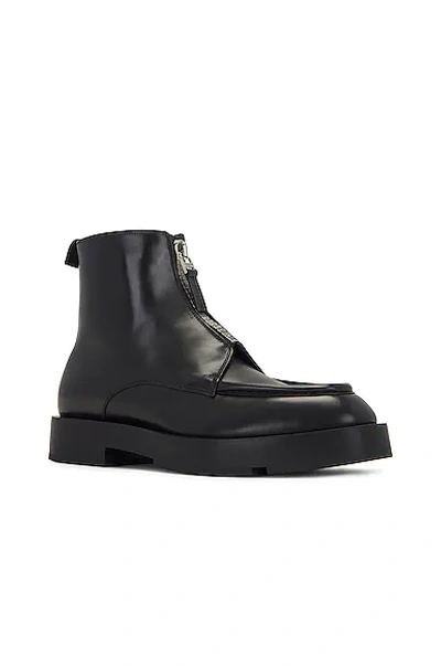 Shop Givenchy Squared Zip Ankle Boot In Black