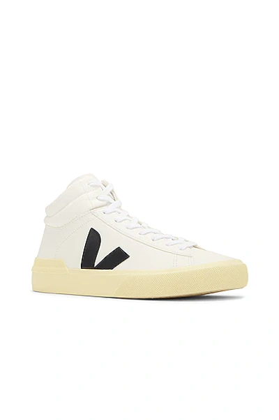 Shop Veja Minotaur Bastille Sneaker In Extra White & Black Butter