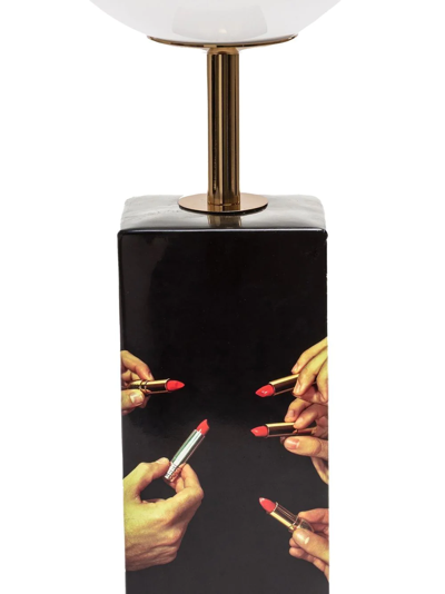 Shop Seletti Lipsticks Table Lamp In Black
