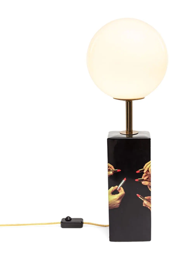 Shop Seletti Lipsticks Table Lamp In Black