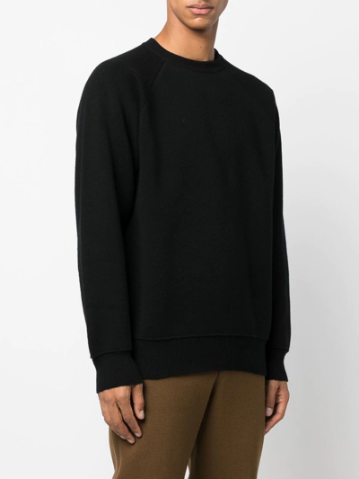 Shop Barrie Sportswear Cashmere Jumper In Schwarz