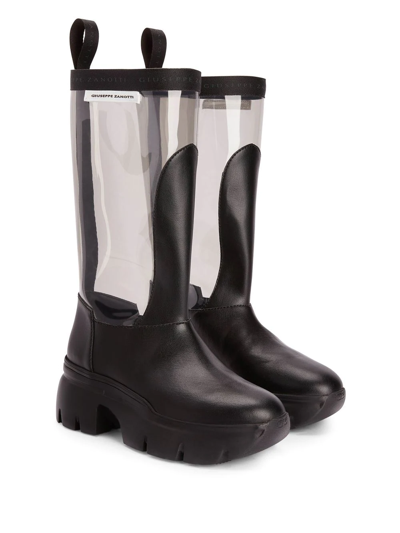 Shop Giuseppe Zanotti Apocalypse Riot Mid-calf Boots In Black