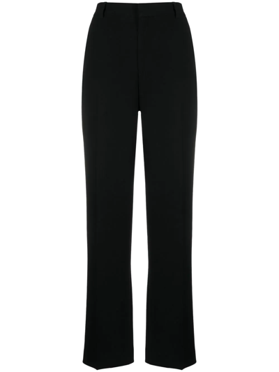 Filippa K Hutton Straight-leg Trousers In Schwarz