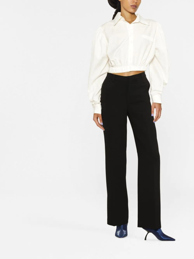 Filippa K Hutton Straight-leg Trousers In Schwarz