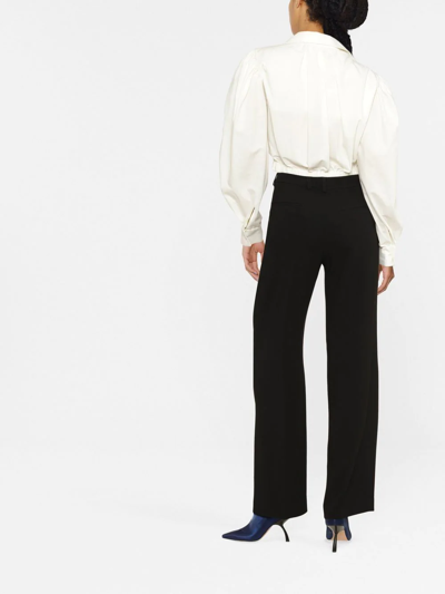 Filippa K Hutton Straight-leg Trousers In Schwarz