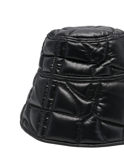 Patou Logo-embroidered Bucket Hat In Black