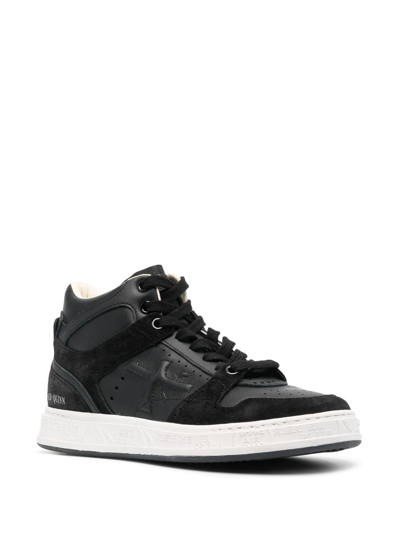 Shop Premiata Quinnd High-top Sneakers In Black
