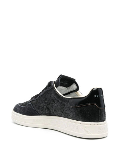 Shop Premiata Quinnd Low-top Sneakers In Black