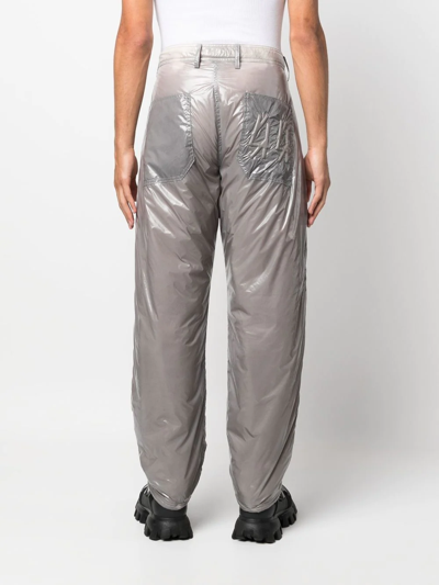 44 Label Group Grey Blow Out Trousers In Grau