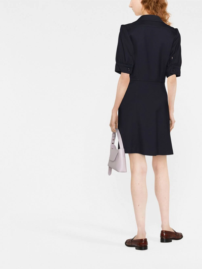 Shop See By Chloé Short-sleeve Dress In Black