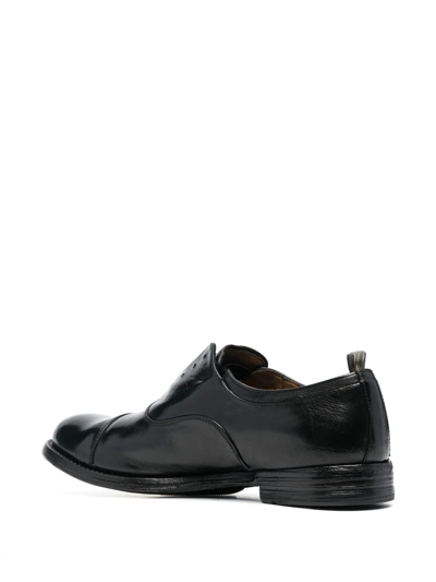 Officine Creative Lace-up Leather Oxford Shoes In Schwarz