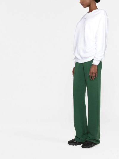 Off-white Tie-dye Arrow Relaxed Sweatshirt In White