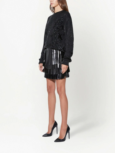 Rta Emma Bead-embellished Jumper In Black