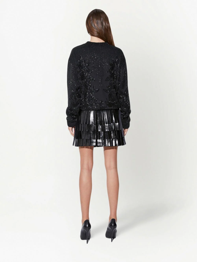 Rta Emma Bead-embellished Jumper In Black