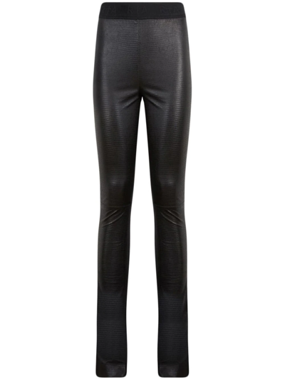 Shop Rta Lais Skinny-cut Trousers In Black