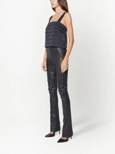 Shop Rta Lais Skinny-cut Trousers In Black