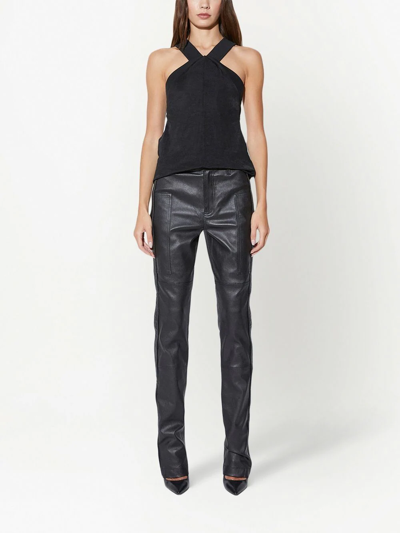 Rta Malka Slim-fit Trousers In Black