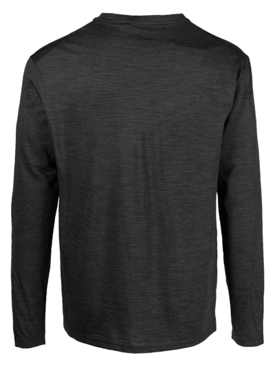 Shop Dell'oglio Long-sleeved T-shirt In Grau
