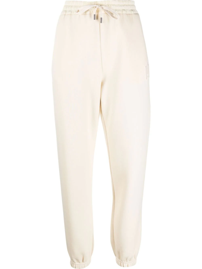 Shop Mackage Nev Tapered Track Pants In Neutrals