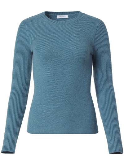 Shop Equipment Ribbed-knit Wool Jumper In Blau