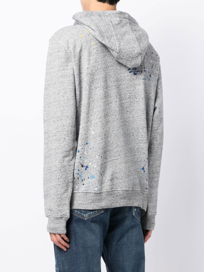 Mostly Heard Rarely Seen 8-bit Marina Blue Long-sleeve Hoodie In Grau