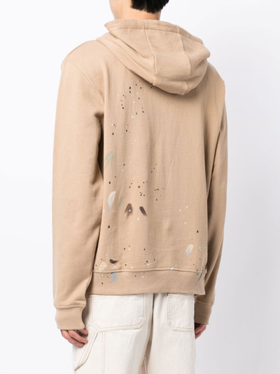 Mostly Heard Rarely Seen 8-bit Checker Louis Long-sleeve Hoodie In Braun