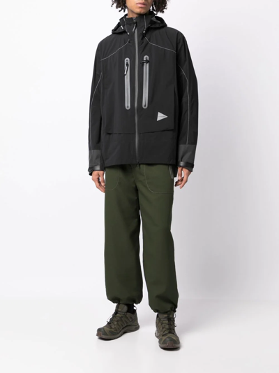 Shop And Wander Pertex Shield Rain Jacket In Schwarz