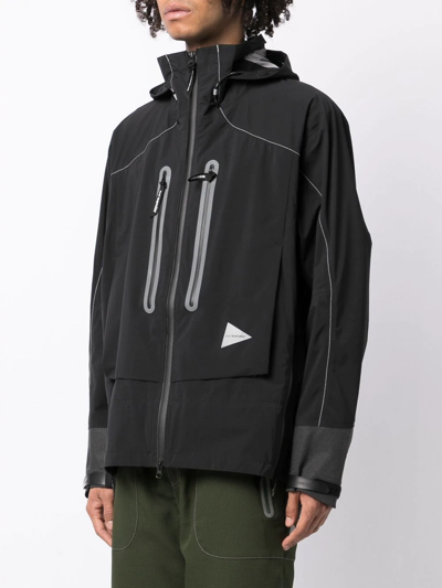 Shop And Wander Pertex Shield Rain Jacket In Schwarz