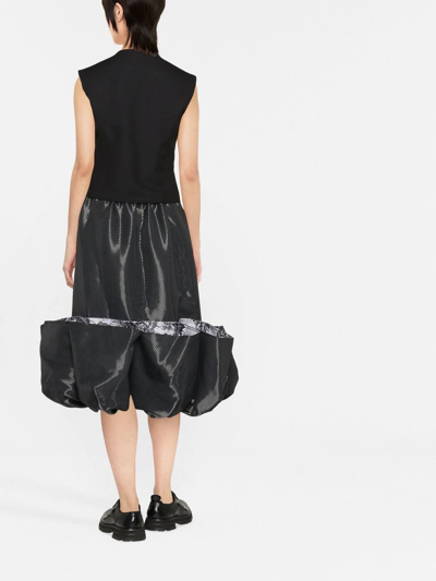 COMME DES GARÇONS PUFF HEM LACE-TRIM SKIRT 